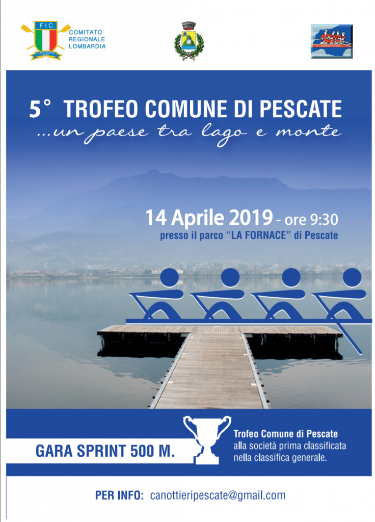 14 aprile 2019 5^ edizione della Gara Sprint di canottaggio sui 500 metri organizzata dalla A.S.D. Canottieri Pescate e dal Comitato Regionale Lombardia @ Parco La Fornace. Herba Monstrum, birre artigianali alla spina: Marco Polo Primavera.
