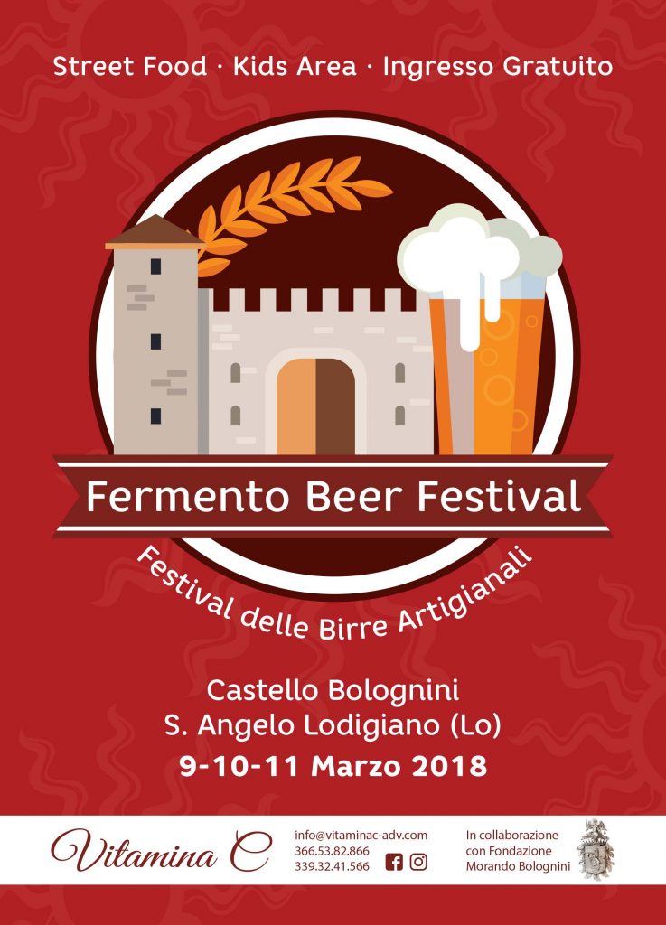 Fermento Beer Festival - Herba Monstrum, Castello di Sant'Angelo Lodigiano. 9 10 11 marzo 2018