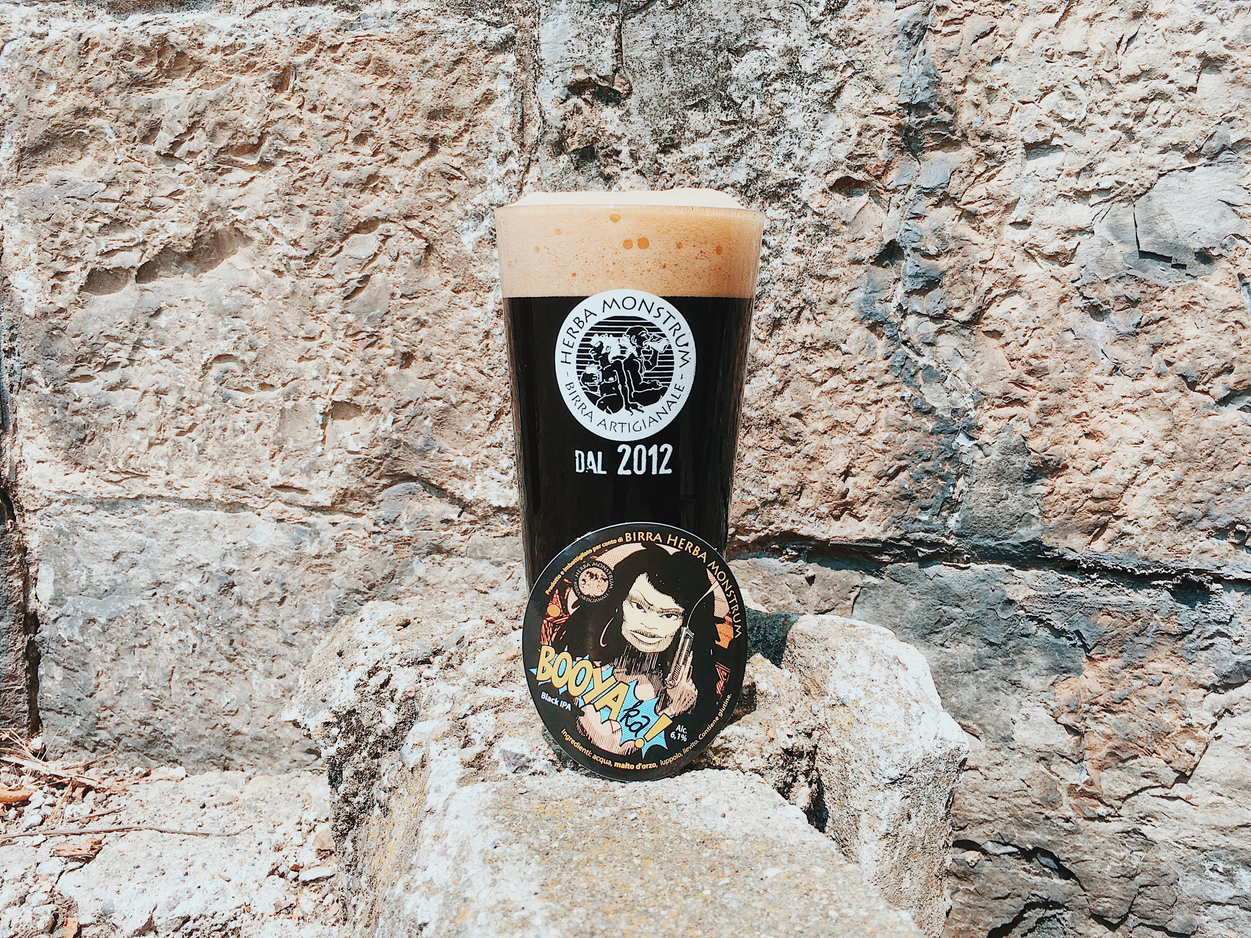 Booyaka, la nuova birra di Herba Monstrum. BLACK IPA (6,1%) presentazione sabato 14 luglio 2018 al Parco Ludico di Galbiate