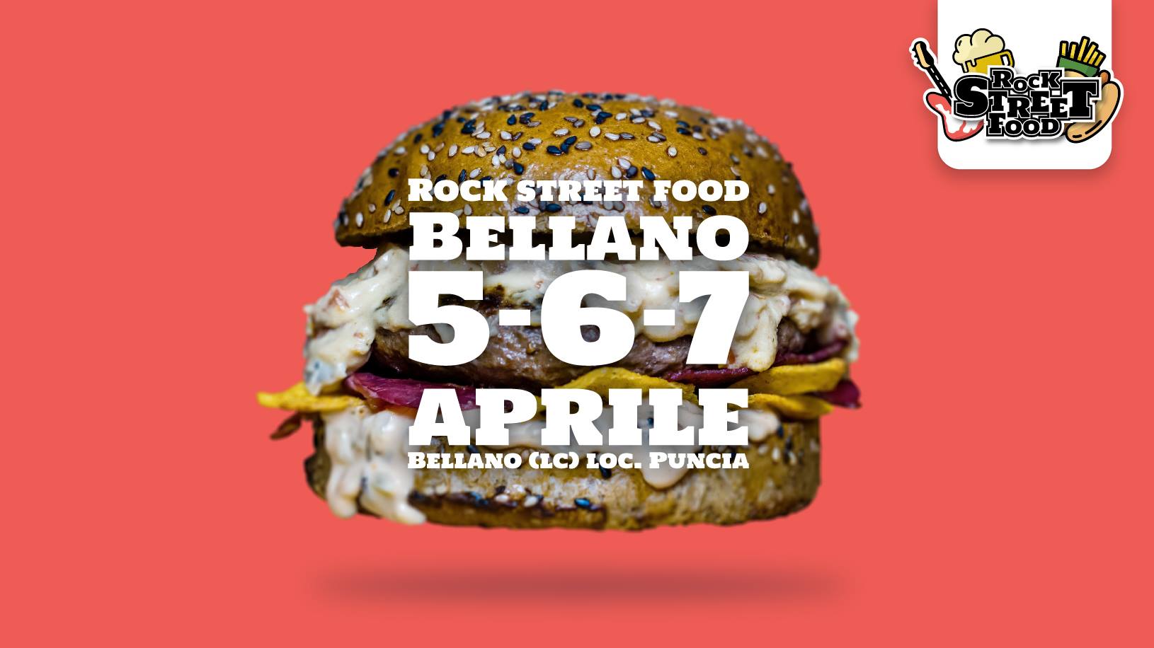 5 6 7 aprile 2019 Rock Street Food, Bellano. Herba Monstrum, panini, piatti vegetariani, birre artigianali alla spina.