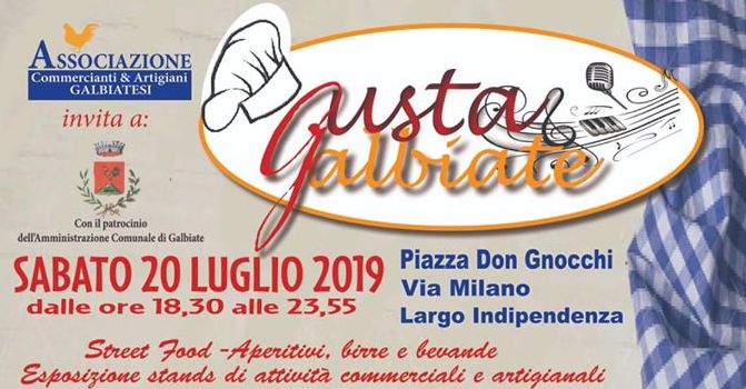 Gusta Galbiate 2019 Sabato 20 luglio, birre artigianali alla spina di Herba Monstrum Brewery.