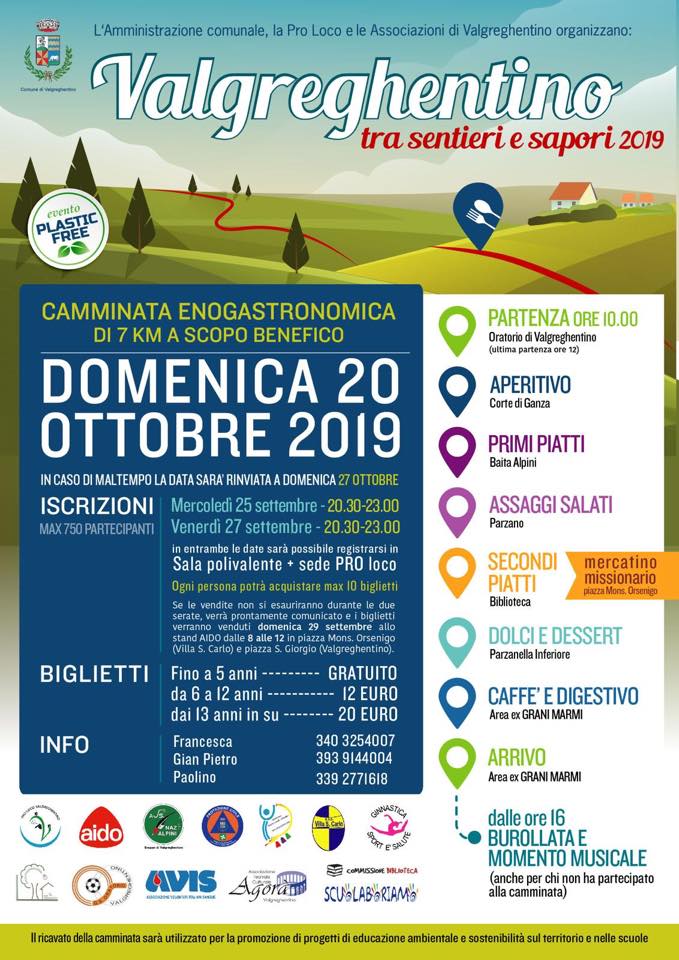 Domenica 27 ottobre 2019 Valgreghentino tra sentieri e sapori, camminata enogastronomica. Herba Monstrum, birre artigianali alla spina.