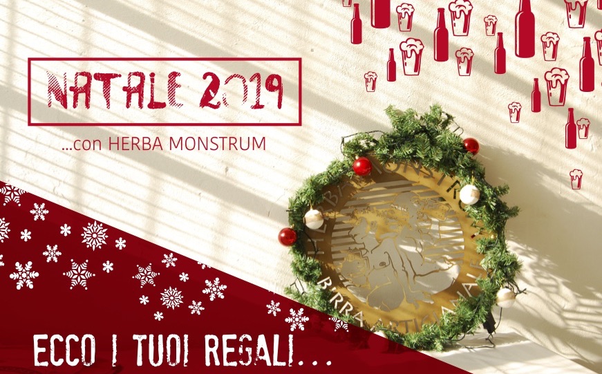 Regali di Natale 2019 Herba Monstrum Brewery via Ettore Monti, 29, 23851 in zona Ponte Azzone Visconti Lecco.